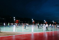 장미공원 야간 운동 교실